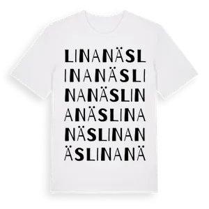 Linanäs ordlek t-shirt – ekologisk bomull t-shirt från Pinshirt