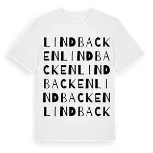 Lindbacken ordlek t-shirt – ekologisk bomull t-shirt från Pinshirt