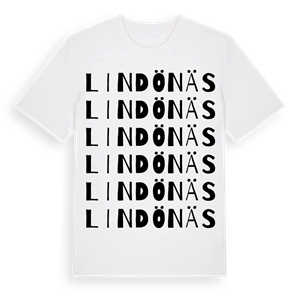 Lindönäs ordlek t-shirt – ekologisk bomull t-shirt från Pinshirt