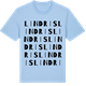 Blue Soul t-shirt med Lindris ordlek t-shirt