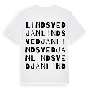 Lindsvedjan ordlek t-shirt – ekologisk bomull t-shirt från Pinshirt