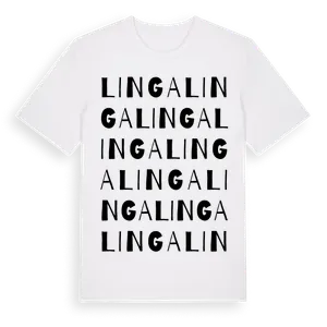 Linga ordlek t-shirt – ekologisk bomull t-shirt från Pinshirt