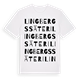 Lingbergs säteri ordlek t-shirt