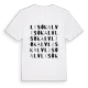 Lisökalv ordlek t-shirt