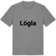 Mid Heather Gray t-shirt med Lögla fetstil t-shirt