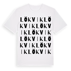 Lökvik ordlek t-shirt – ekologisk bomull t-shirt från Pinshirt