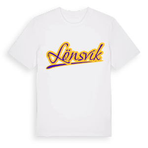 Lönsvik baseball t-shirt – ekologisk bomull t-shirt från Pinshirt