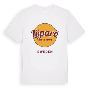 Löparö cirkel t-shirt – ekologisk bomull t-shirt från Pinshirt