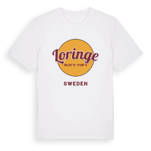 Loringe cirkel t-shirt – ekologisk bomull t-shirt från Pinshirt