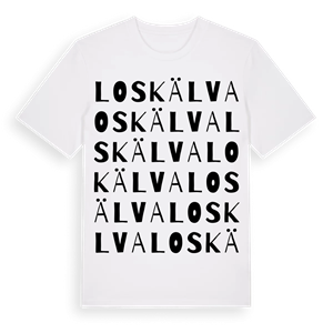 Loskälva ordlek t-shirt – ekologisk bomull t-shirt från Pinshirt