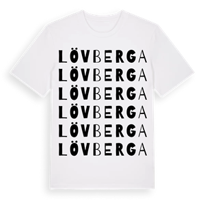 Lövberga ordlek t-shirt – ekologisk bomull t-shirt från Pinshirt
