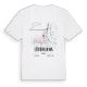 Lövbrunna karta t-shirt