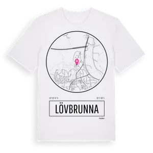 Lövbrunna t-shirt – ekologisk bomull t-shirt från Pinshirt