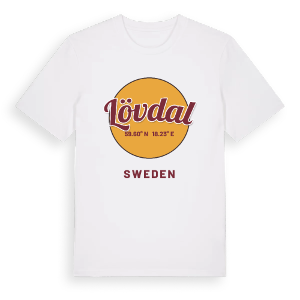 Lövdal cirkel t-shirt – ekologisk bomull t-shirt från Pinshirt