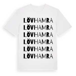 Lövhamra ordlek t-shirt – ekologisk bomull t-shirt från Pinshirt