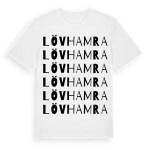 Lövhamra ordlek t-shirt – ekologisk bomull t-shirt från Pinshirt