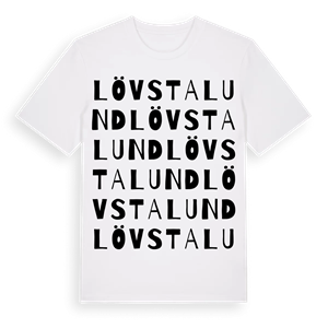 Lövstalund ordlek t-shirt – ekologisk bomull t-shirt från Pinshirt
