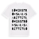 Löwenströmska lasarettet ordlek t-shirt