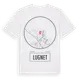 White t-shirt med Lugnet t-shirt