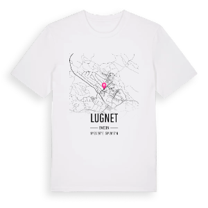 Lugnet karta t-shirt – ekologisk bomull t-shirt från Pinshirt