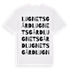 Lugnets gård ordlek t-shirt