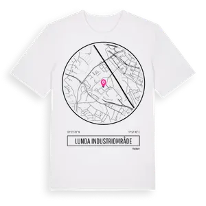 Lunda Industriområde t-shirt – ekologisk bomull t-shirt från Pinshirt