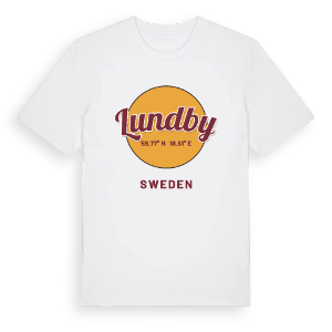 Lundby cirkel t-shirt – ekologisk bomull t-shirt från Pinshirt