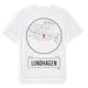 White t-shirt med Lundhagen t-shirt