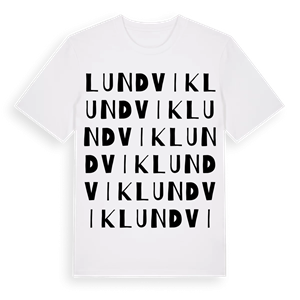 Lundvik ordlek t-shirt – ekologisk bomull t-shirt från Pinshirt