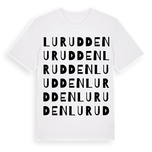 Lurudden ordlek t-shirt – ekologisk bomull t-shirt från Pinshirt