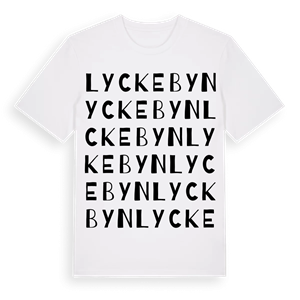 Lyckebyn ordlek t-shirt – ekologisk bomull t-shirt från Pinshirt