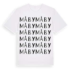 Måby ordlek t-shirt – ekologisk bomull t-shirt från Pinshirt