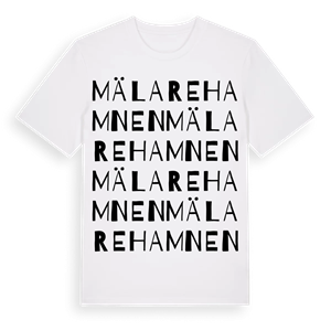 Mälarehamnen ordlek t-shirt – ekologisk bomull t-shirt från Pinshirt