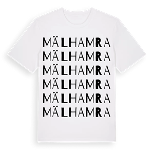 Mälhamra ordlek t-shirt – ekologisk bomull t-shirt från Pinshirt