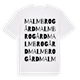Malmbro gård ordlek t-shirt