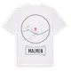 White t-shirt med Malmen t-shirt