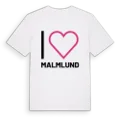 Jag älskar Malmlund t-shirt stort tryck