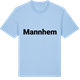 Blue Soul t-shirt med Mannhem fetstil t-shirt