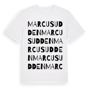 Marcusudden ordlek t-shirt – ekologisk bomull t-shirt från Pinshirt