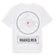 White t-shirt med Marholmen t-shirt