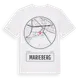 White t-shirt med Marieberg t-shirt
