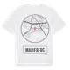 White t-shirt med Marieberg t-shirt