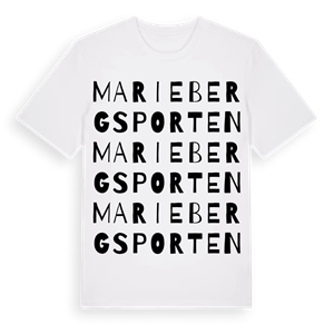 Mariebergsporten ordlek t-shirt – ekologisk bomull t-shirt från Pinshirt