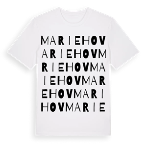 Mariehov ordlek t-shirt – ekologisk bomull t-shirt från Pinshirt