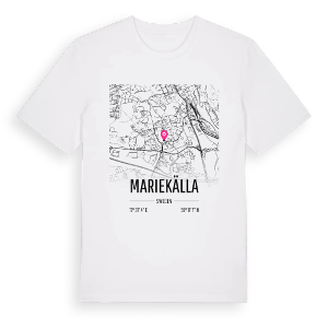 Mariekälla karta t-shirt – ekologisk bomull t-shirt från Pinshirt