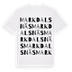 Markdalsnäs ordlek t-shirt