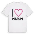 Jag älskar Marum t-shirt stort tryck