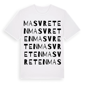 Masvreten ordlek t-shirt – ekologisk bomull t-shirt från Pinshirt
