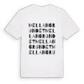 Mellangrundet ordlek t-shirt