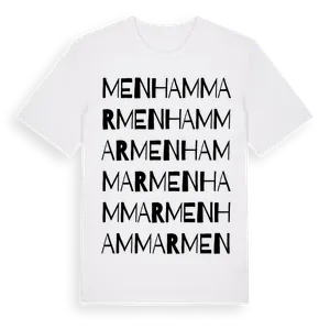 Menhammar ordlek t-shirt – ekologisk bomull t-shirt från Pinshirt